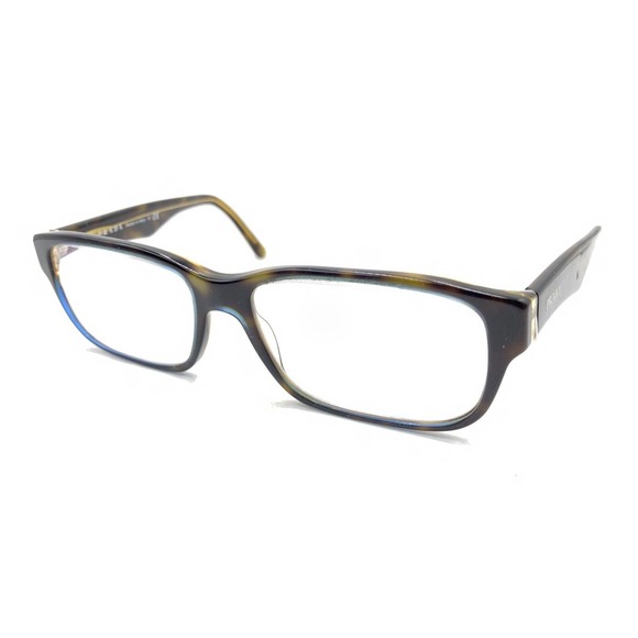 Prada VPR 16M ZXH-1O1 Blue Brown Tortoise Eyeglasses Frames 55-16 140 Italy - Picture 8 of 12